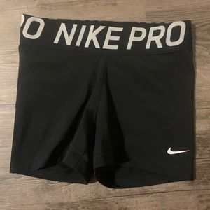 Black Nike Pros Shorts